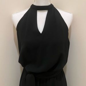 Sleeveless Tie Jumpsuit